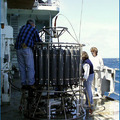 CTD on deck of the RV Thompson