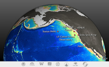 NE Pacific Observatory Locations