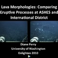 Diane Perry: Comparison of Lava Morphology at ASHES and International District