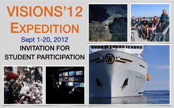Sign up for the VISIONS'12 Expedition