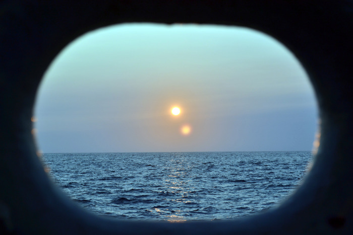 Sunset Through the Eyes of the Thompson