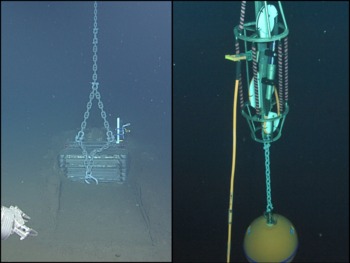 Successfully connected Axial Base vertical mooring
