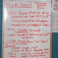 Science Operation Schedule on Expedition Board
