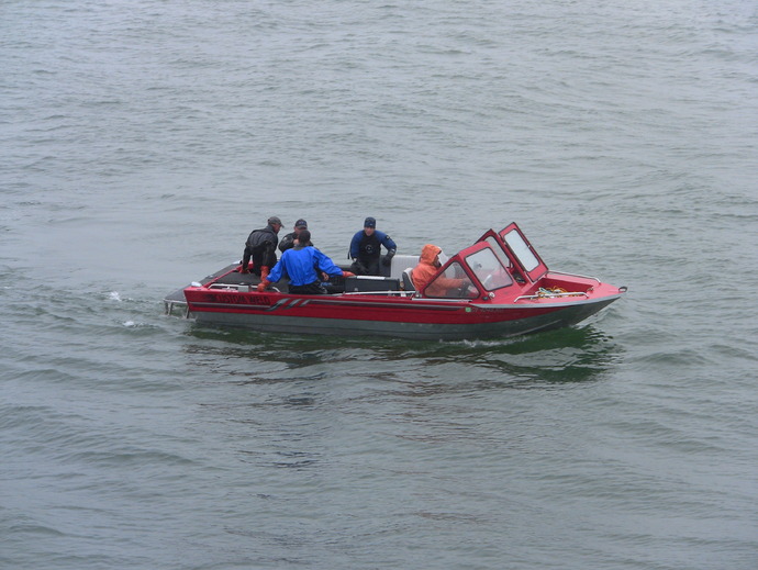 Dive boat used on day of first cable landing