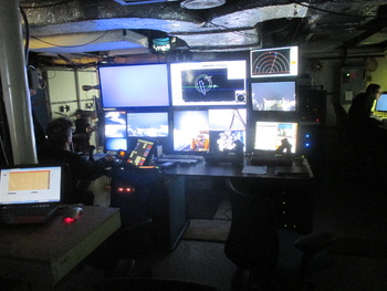 ROPOS control room with pilots