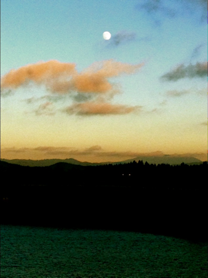 Moon over Newport