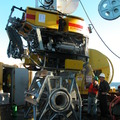 ROV ROPOS  with cable laying drum