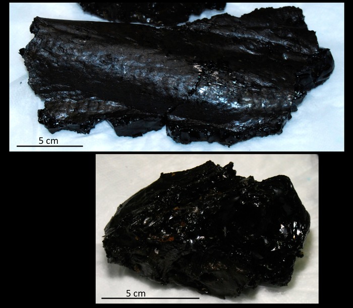 Basalt Samples from a Lava Flow