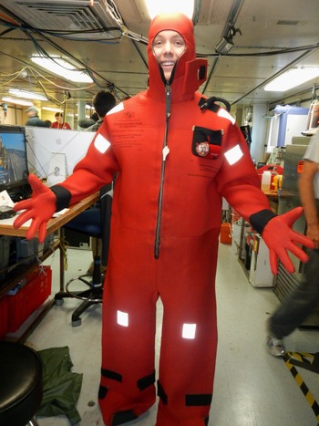Charlie in Immersion Suit