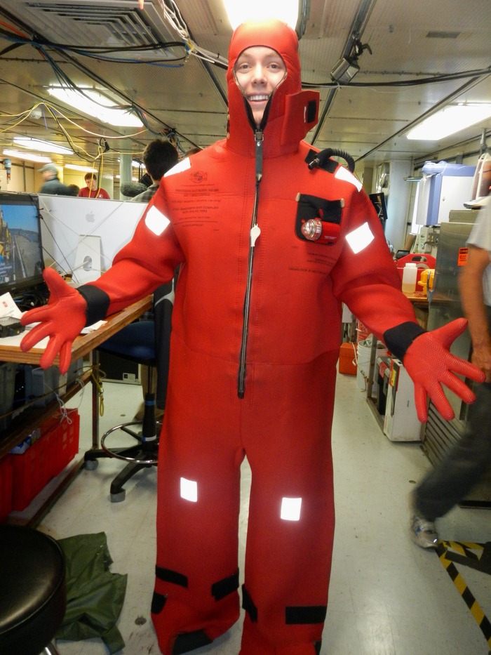 Charlie in Immersion Suit